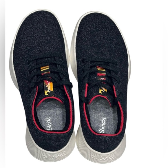 Women’s Allbirds Wool Runner 2 Gray & Red Lace Up Sneakers: 7.5 - Picture 7 of 11